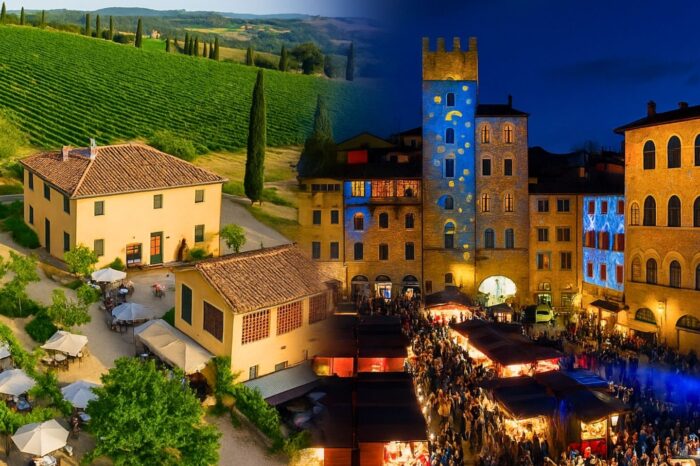 Dalla magia del mercantino tirolese di Arezzo alla tenuta toscana di Sting