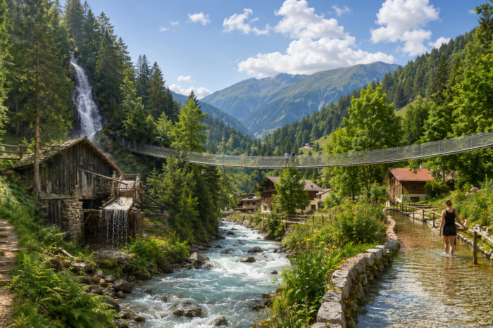 Emozioni in Val di Rabbi: camminando sull&rsquo;acqua sospesi nel verde