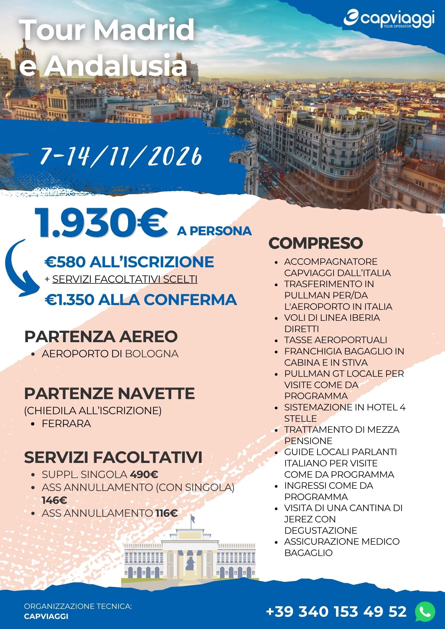 Tour Madrid e Andalusia 2026 CAP VIAGGI (1)
