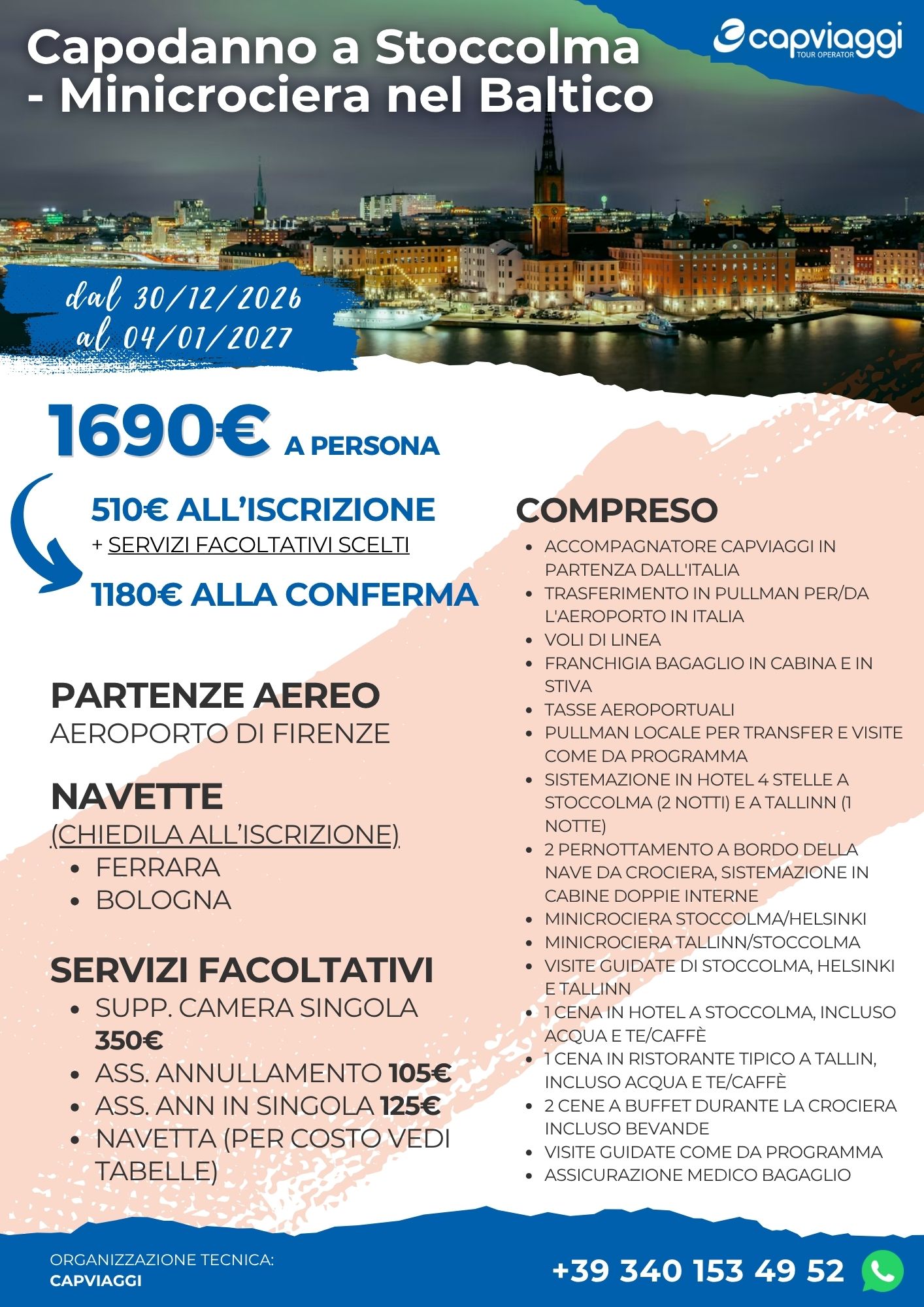 Capodanno Stoccolma CAP VIAGGI