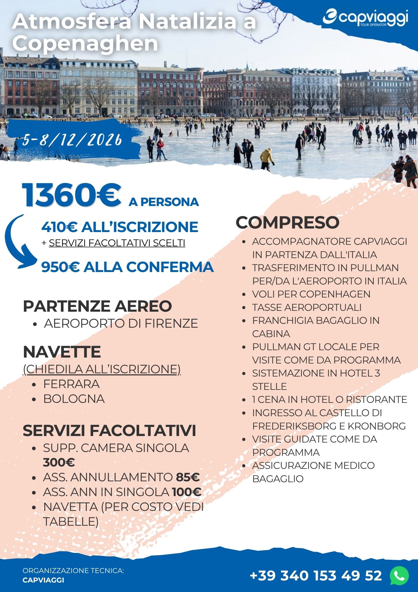 Copenaghen dicembre CAP VIAGGI