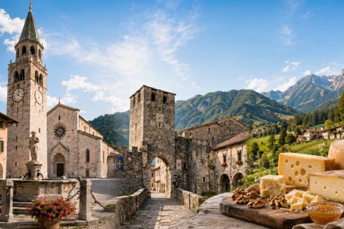 Borghi e Sapori del Friuli:  Gemona, Venzone e i Formaggi della Carnia