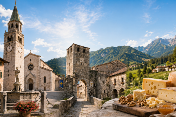 Borghi e Sapori del Friuli:  Gemona, Venzone e i Formaggi della Carnia