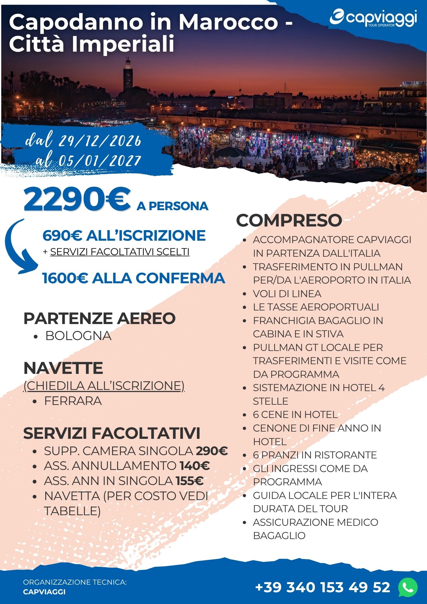 Marocco capodanno CAP VIAGGI