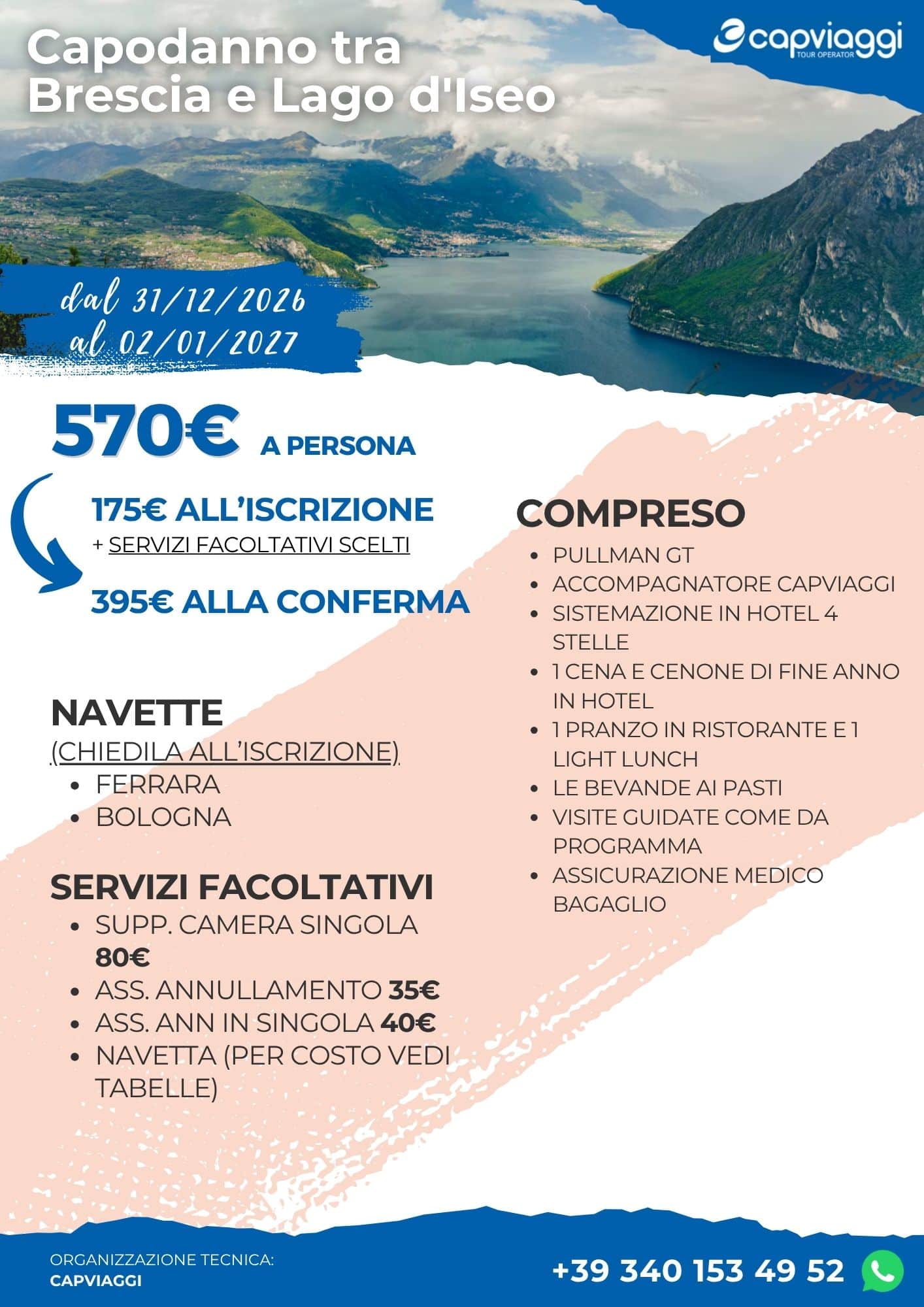 Capodanno Brescia CAP VIAGGI