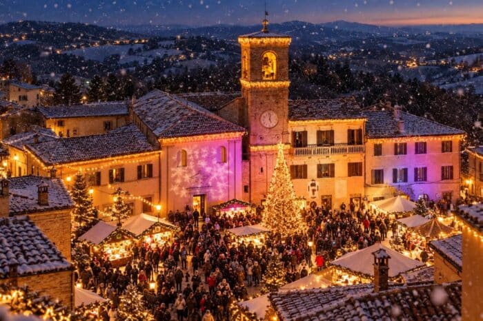 Mombaroccio: il paese che fa nevicare