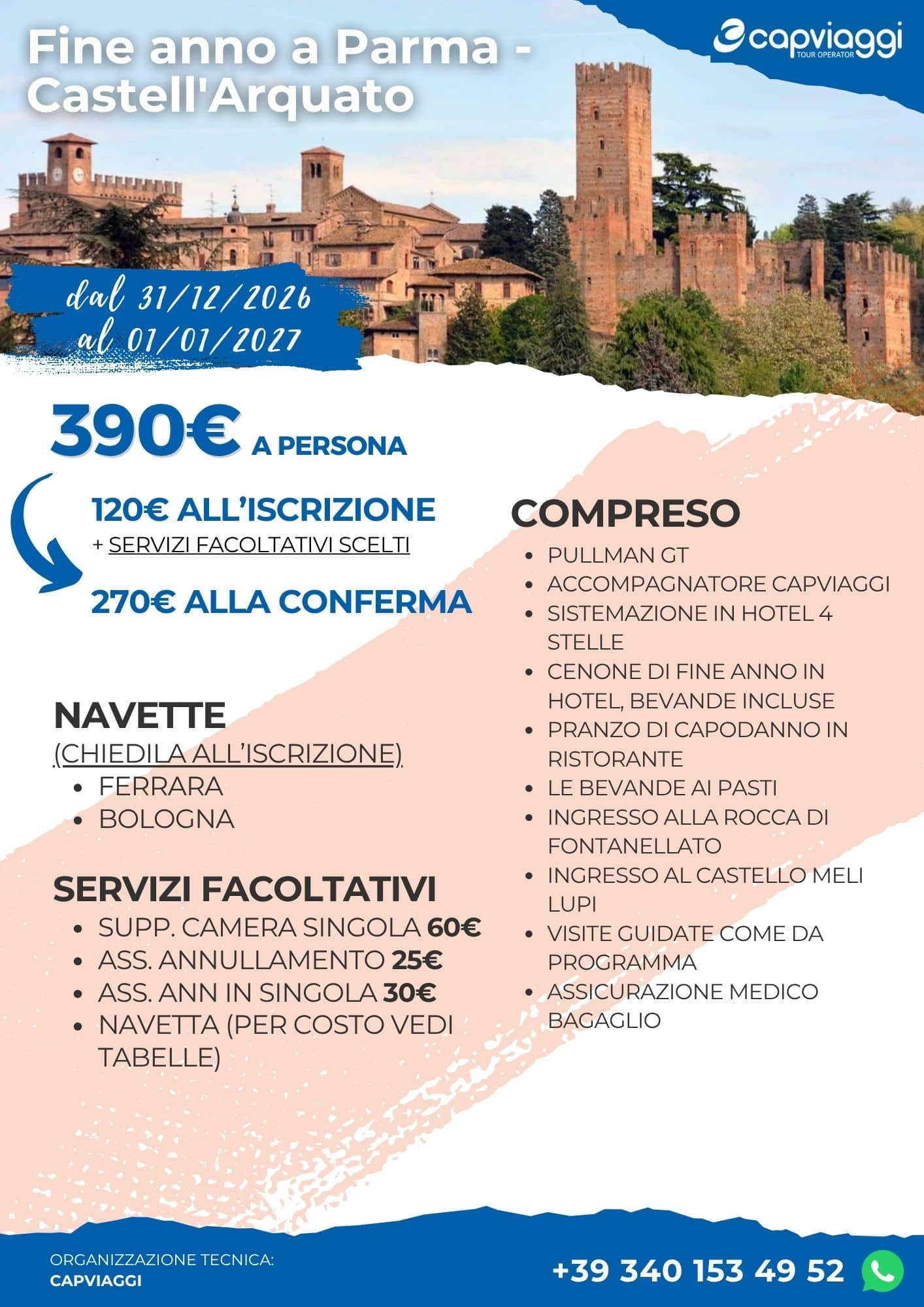 Parma capodanno CAP VIAGGI