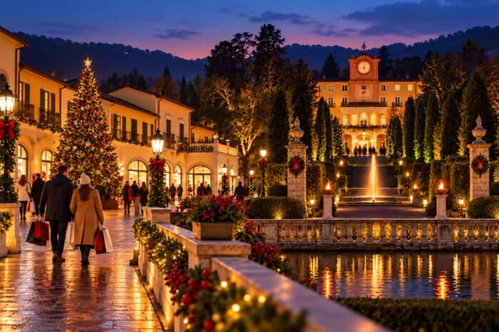 Natale Chic in Toscana &ndash; Barberino Outlet & Villa Reale di Marlia